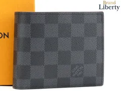 【新古品】ルイヴィトン LOUIS VUITTON ダミエグラフィット ポルトフォイユ マルコ NM 二つ折り財布 コンパクト財布 ブラック PVC カーフレザー N63336