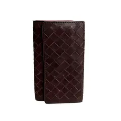 BOTTEGA VENETA(ボッテガヴェネタ) キーケース イントレチャート ボルドー 6連フック レザー