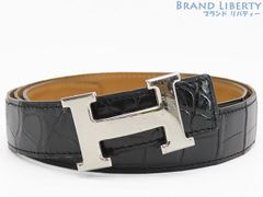エルメス HERMES コンスタンス ポロサス クロコダイル Hベルト