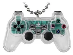 【7.アナログコントローラ (DUALSHOCK(TM)) クリスタル】PlayStation (TM)/ミニチュアチャーム付きビスケット ※ミニチュアチャームのみ