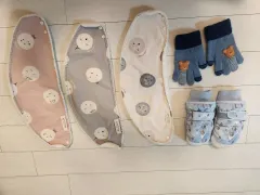 ユア(YOOA) 手袋 2種 セット モックトゥ ニット 3個