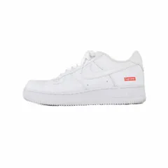 ナイキ NIKE Supreme Air Force 1 Low White シュプリーム エアフォース1 ロー スニーカー US8.5 白 ホワイト CU9225-100