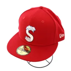 シュプリーム SUPREME ニューエラ NEW ERA 20FW S Logo Sロゴ ベースボールキャップ 野球帽 60.6cm 赤 /KH