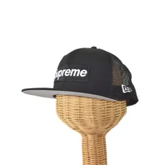 シュプリーム SUPREME ニューエラ NEW ERA 22SS 59FIFTY Box Logo Mesh ボックスロゴ メッシュ キャップ 帽子 7 1/2 59.6cm 黒 ブラック