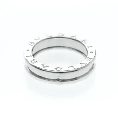 ブルガリ(Bvlgari) ビーゼロワン K18ホワイトゴールド(K18WG) ファッション 無し バンドリング シルバー