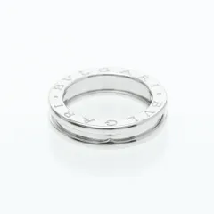 ブルガリ(Bvlgari) ビーゼロワン K18ホワイトゴールド(K18WG) ファッション 無し バンドリング シルバー
