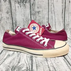 【28.5cm / US 10】90s 囲みロゴ USA製 CONVERSE ALL STAR CANVAS MAROON コンバース オールスター マルーン キャンバス 米国製