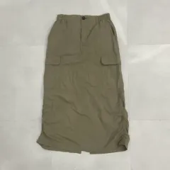 GUシャーリングロングスカート