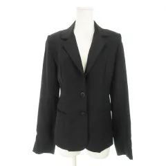 マニックス manics ジャケット テーラード 総裏地 ストレッチ 通勤 ビジネス 2 黒 ブラック /AH10