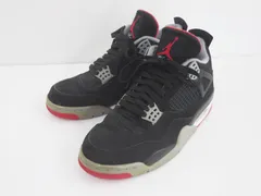 ★4172☆NIKE ナイキ 308497-060 AIR JORDAN 4 RETRO Bred スニーカー　27㎝
