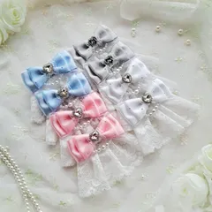 量産型リボン ヘアクリップ ピンク 推し活グッズ リボン  ヘアアクセサリー リボンクリップ ハーフツイン 大きめ  ロリィタ ロリータファッション オーダーメイド