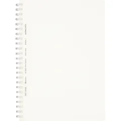 ノート ソフトリングノート クリア 80枚 コクヨ(KOKUYO) A5 B罫 透明 ス-SV538B-T