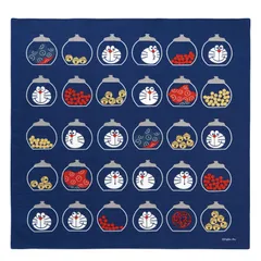 かわいい 綿100% 日本製 大判 ドラえもん 洗える 風呂敷 わごころてまり 丸眞 2905001900