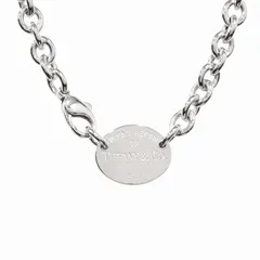 新品仕上げ済 新同 極美品 ティファニー TIFFANY & CO. リターントゥ オーバルタグ ネックレス アクセサリー ジュエリー SV925 レディース メンズ ユニセックス ◆11