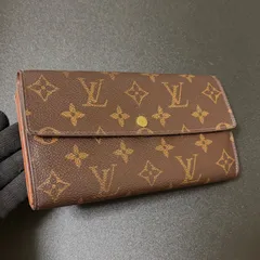 x42 ポルトフォイユ サラ　旧型　Louis Vuitton ルイ ヴィトン 　2つ 折り　二つ折り　フラップ ボタン 式　長 財布　ウォレット　モノグラム