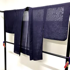 羽織　夏用　紗　樹木　枝　木　パープルカラー　着物　017tz