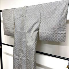 単衣 色無地 着物 花柄 着物スキ倶楽部 1161 - メルカリ