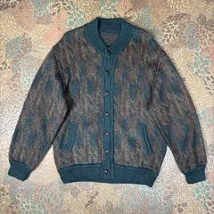 ITALY製 80s モヘアーカーディガン サイズ メンズ L位 イタリア製 80年代 VINTAGE ビンテージ ヴィンテージ ストリート アメカジ 古着 r25122349