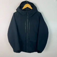 UNIQLO ユニクロ ハイブリッドダウンパーカ フルジップ 無地 ブラック Lサイズ メンズ 古着 テック系 シティーボーイ