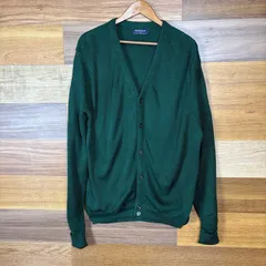 USA製 80s VAN HEUSEN ヴァンヒューセン アクリル ニット カーディガン サイズ メンズ L アメリカ製 80年代 VINTAGE ビンテージ ヴィンテージ ストリート アメカジ 古着 r25122338