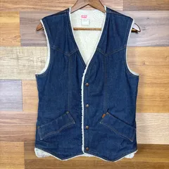 70s Levi's 60609-0217 リーバイス デニム ボア ベスト サイズ メンズ S オレンジタブ 70年代 VINTAGE ビンテージ ヴィンテージ ストリート アメカジ 古着 r25122307