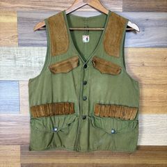 Browning ヴィンテージ　シューティングベスト 本革 ワッペン多数90s Browning ヴィンテージ シューティングベスト 本革 ワッペン多数90s