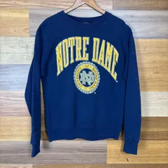 雰囲気系 USA製 90s NOTRE DAME カレッジ スウェット スエット サイズ メンズ M アメリカ製 90年代 VINTAGE ビンテージ ヴィンテージ ストリート アメカジ 古着 r25111135