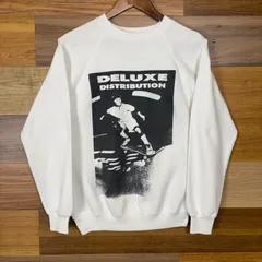 USA製 80s DELUXE DISTRIBUTION OLD SKATE オールドスケート スウェット スエット サイズ メンズ M アメリカ製 80年代 VINTAGE ビンテージ ヴィンテージ ストリート アメカジ 古着 r25111125
