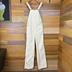 レングス長～～い USA製 70s Lee 生成り オーバーオール サイズ メンズ M位 アメリカ製 70年代 VINTAGE ビンテージ ヴィンテージ アメカジ 古着 r25092493