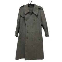 agnona アルパカ　ベルテッドコート　アニオナ 高級✨Leilian AGNONAアニオナ アルパカ チェックコート ダブル