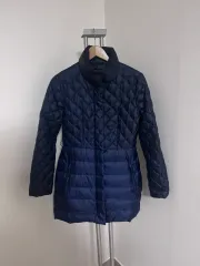 Max Mara Studio キルティング ロング コート ネイビー