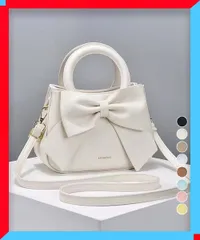 新品 リボンハンドバッグ ミニショルダーバッグ 手提げバッグ 韓国風 リボンカバン デート パーティー バッグ 【 送料無料 】