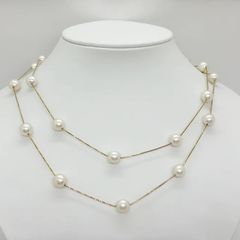 MAAYA Annabel K18 あこや本真珠パールチョーカー 花珠級 - メルカリ
