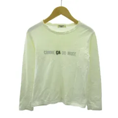 コムサデモードフィユ COMME CA DU MODE FILLE カットソー ロゴ プリント 刺繍 長袖 150A 白 ホワイト 1029