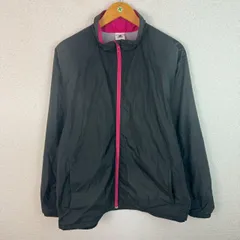 adidas アディダス ウィンドブレーカー 無地 ブラック Oサイズ メンズ 古着 スポーツMIX ストリート