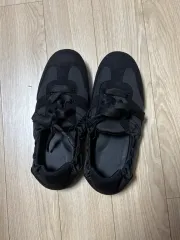 GU ジーユー レディース ギャザー バレエ スニーカー シューズ