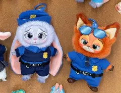 ズートピア MINISO(ミニソー) ジュディ ニック ぬいぐるみ キーホルダー