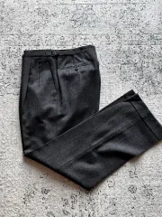 ロータ グレー ウール パンツ