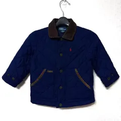 2T ポロラルフローレン キッズ 子供 キルティング ジャケット ネイビー