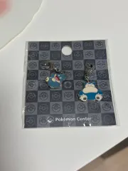 ポケットモンスター 食べる寝るカビゴン メタルキーホルダー