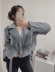 ファー ライダース ジャケット