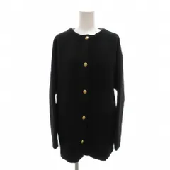 qout カーディガン M 黒 ブラック /NL