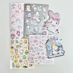 サンリオ ステッカー まとめ マイメロディ シールステッカー 文具 サンリオ 友達たち