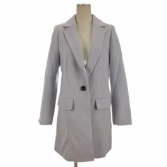 ジャスグリッティー JUSGLITTY チェスター コート ウール アンゴラ ブルー 1 ■TC