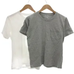 ナノユニバース nano universe Tシャツ カットソー 2点セット まとめ 半袖 S 白 ホワイト グレー /BS ■FF