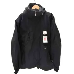 ナイキ NIKE 00S 03AW グレータグ スウッシュロゴ 刺繍 リップストップ 八の字ジップ フーデッド マウンテン パーカー ジャケット メンズ import：XL 