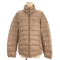 ユニクロ UNIQLO ウルトラライト ダウンジャケット ブラウン系 L 260202E