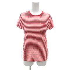 ポロ ラルフローレン POLO RALPH LAUREN 美品 Tシャツ S レッド 赤 ホワイト 白 ポニー刺繍 丸首 ボーダー /IU