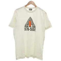 ディーゼル DIESEL 美品 Tシャツ カットソー クルーネック プリント  M 白 ホワイト /YJ