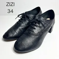 美品 Repetto レペット Zizi ジジ 本革 オックスフォードシューズ 34 ブラック